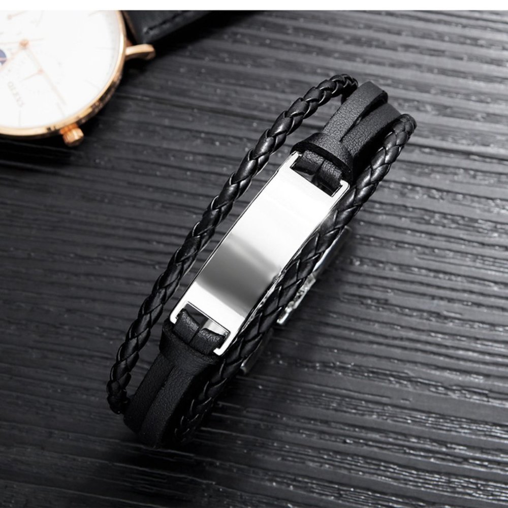 men PU Bracelet - Picture 1 of 3